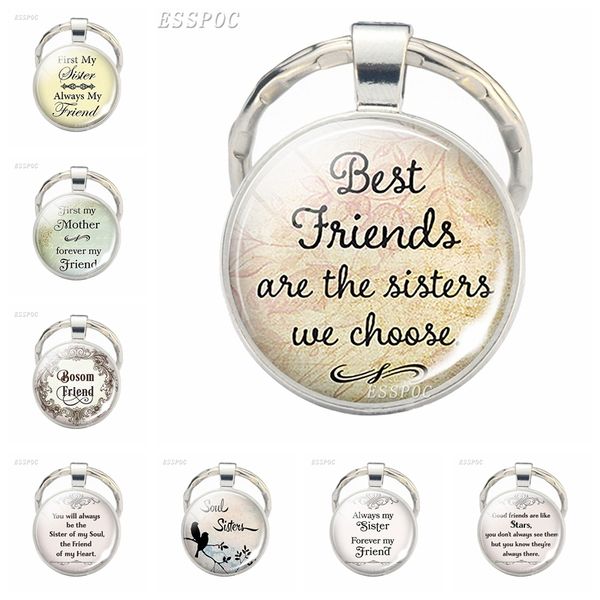 fashion accessories friends are the sisters we choose, friendship pendant quote jewelry friend key chains keychain, Silver
fashion accessories friends are the sisters we choose, friendship pendant quote jewelry friend key chains keychain, Silver
