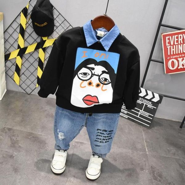 fashion children clothing sports suit for boy sets kids clothes baby boy spring autumn boys t-shirt and jeans pants set 2-6years, White
fashion children clothing sports suit for boy sets kids clothes baby boy spring autumn boys t-shirt and jeans pants set 2-6years, White
