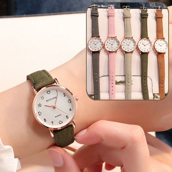 simple vintage women small dial watch sweet leather strap wrist watches gift, Slivery;brown
simple vintage women small dial watch sweet leather strap wrist watches gift, Slivery;brown