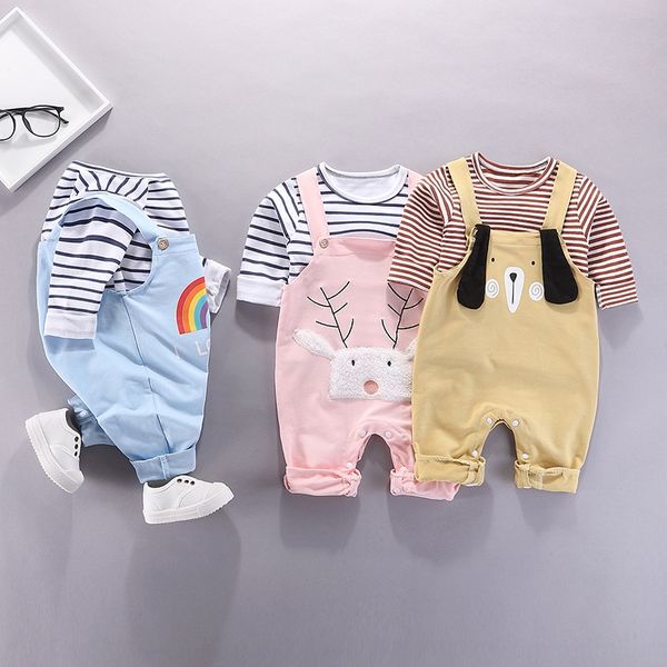 baby clothes belt pants two-piece suit autumn baby autumn suit 0-1-2 years old 3 foreign style newborn clothes pure cotton
baby clothes belt pants two-piece suit autumn baby autumn suit 0-1-2 years old 3 foreign style newborn clothes pure cotton