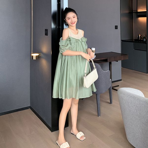2020 maternity dress summer fashion sweet ruffles patchwork off shoulder pregnant women dress plus size green pregnancy dresses, White
2020 maternity dress summer fashion sweet ruffles patchwork off shoulder pregnant women dress plus size green pregnancy dresses, White