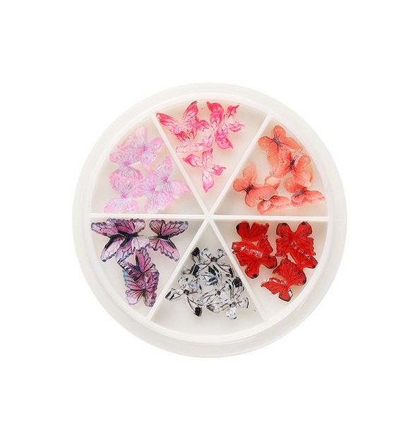 3d colorful butterfly nail decoration resin plastic nail studs for nail diy /salon (30pcs/set), Silver;gold
3d colorful butterfly nail decoration resin plastic nail studs for nail diy /salon (30pcs/set), Silver;gold