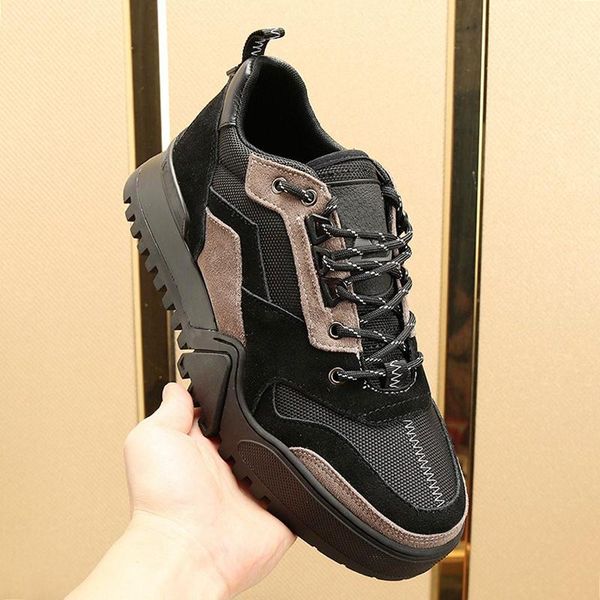 fashion classic hiking sneaker mens shoes with origin box chunky sneakers sports lace -up plus size casual mens shoes herren sportschuhe, Black
fashion classic hiking sneaker mens shoes with origin box chunky sneakers sports lace -up plus size casual mens shoes herren sportschuhe, Black