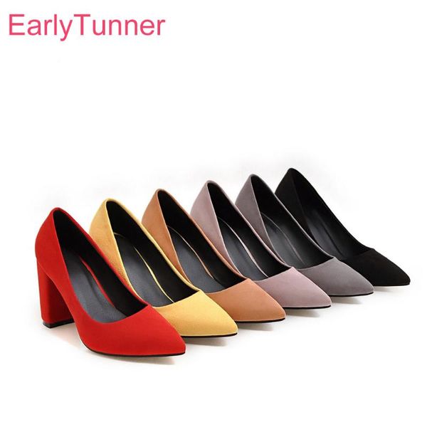 dress shoes brand glamour pointed toe brown red women nude bridal pumps square heels lady formal eh86 plus big size 33 43, Black
dress shoes brand glamour pointed toe brown red women nude bridal pumps square heels lady formal eh86 plus big size 33 43, Black
