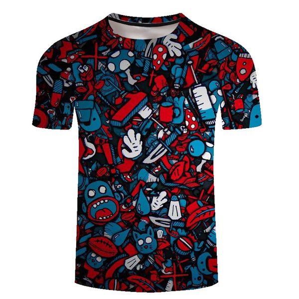 2020 new summer t-shirt men's short sleeve cool colorful t-shirt brand summer men's anime funny 3d print t-shirt, White;black
2020 new summer t-shirt men's short sleeve cool colorful t-shirt brand summer men's anime funny 3d print t-shirt, White;black
