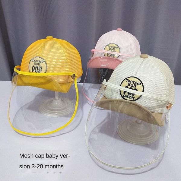 baby protective net anti-fly protective baseball foam cap summer infant sun hat children's baseball cap detachable mask, Blue;gray
baby protective net anti-fly protective baseball foam cap summer infant sun hat children's baseball cap detachable mask, Blue;gray