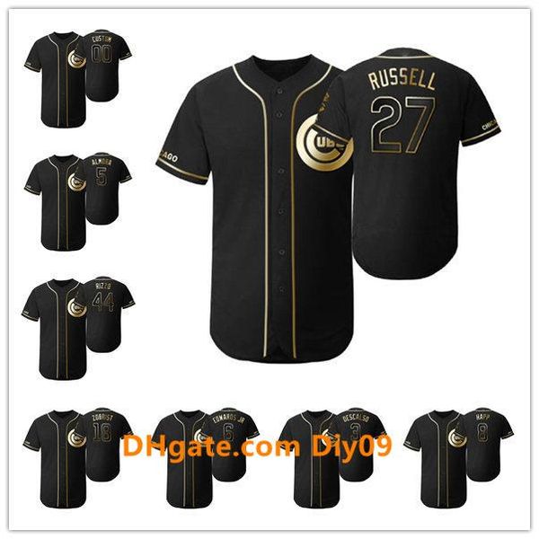 2019 golden edition chicago cubs men women youth 44 anthony rizzo 9 javier baez flex base baseball jersey, Black
2019 golden edition chicago cubs men women youth 44 anthony rizzo 9 javier baez flex base baseball jersey, Black