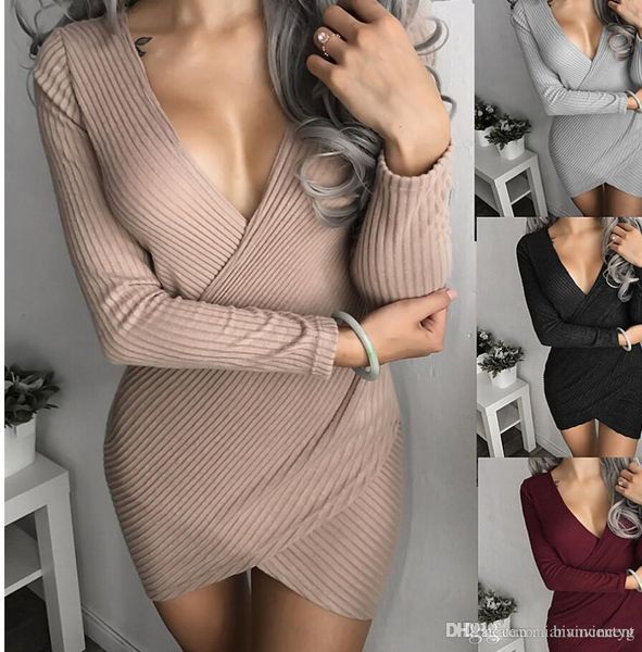 2019 new arrival european and american fashion deep v-neck nightclub ladies elegant folding dress factory price, Black;gray
2019 new arrival european and american fashion deep v-neck nightclub ladies elegant folding dress factory price, Black;gray