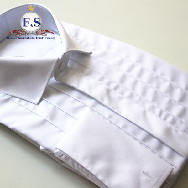 men's dress shirts make to measure 120's popline wedding shirt with long sleeve, White;black
men's dress shirts make to measure 120's popline wedding shirt with long sleeve, White;black