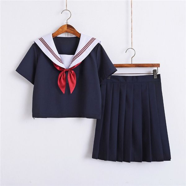 new arrival japanese school uniform jk uniform class uniforms sailor suit skirt+tie female students uniforms, White
new arrival japanese school uniform jk uniform class uniforms sailor suit skirt+tie female students uniforms, White