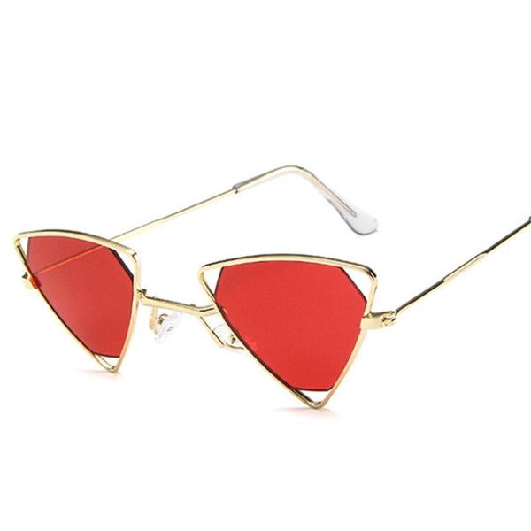 metal cat eye sunglasses women small triangle sun glasses men steampunk gothic sunglass uv400, White;black
metal cat eye sunglasses women small triangle sun glasses men steampunk gothic sunglass uv400, White;black