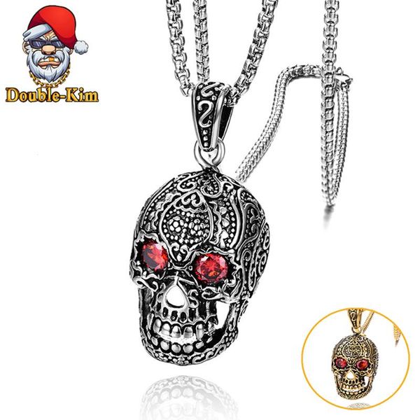 skull zircon pendant necklace men hiphop rock street culture titanium stainless steel classic chain necklace fashion man jewelry, Silver
skull zircon pendant necklace men hiphop rock street culture titanium stainless steel classic chain necklace fashion man jewelry, Silver