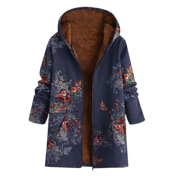 plus size women coats vintage floral printing loose long sleeve jacket fleece hooded thicken zipper outerwear coats #bl2 cx200728, Black;brown
plus size women coats vintage floral printing loose long sleeve jacket fleece hooded thicken zipper outerwear coats #bl2 cx200728, Black;brown