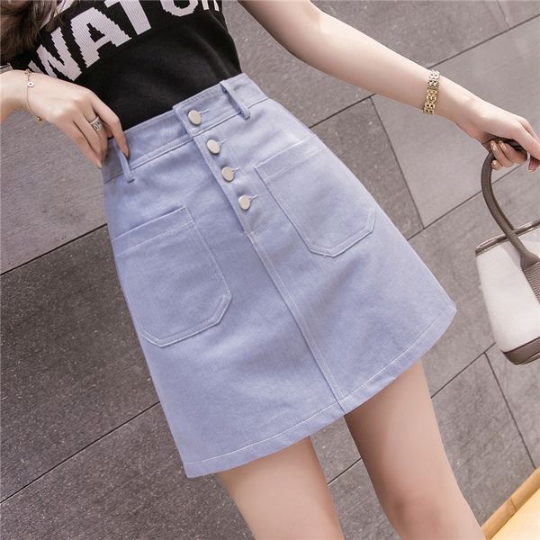 versatile a- line denim solid color casual skirt women's summer high waisted slim a- line dress washed denim skirt, Black
versatile a- line denim solid color casual skirt women's summer high waisted slim a- line dress washed denim skirt, Black