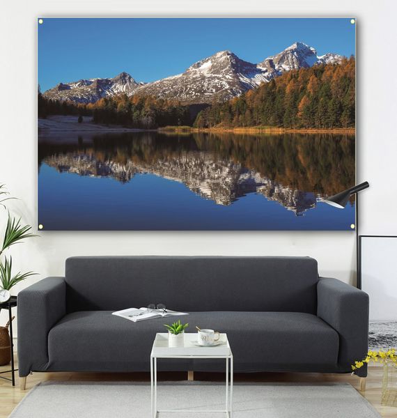snow mountain, forest and river, painting and flag hanging, living room decoration, sofa background, 600d4 buckle, 100 * 150cm
snow mountain, forest and river, painting and flag hanging, living room decoration, sofa background, 600d4 buckle, 100 * 150cm