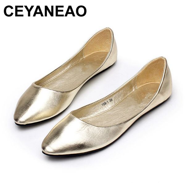ceyaneao fashion flat single shoes gold women's shoes comfortable all-match dipper plus size 40 41 solid color boat, Black
ceyaneao fashion flat single shoes gold women's shoes comfortable all-match dipper plus size 40 41 solid color boat, Black