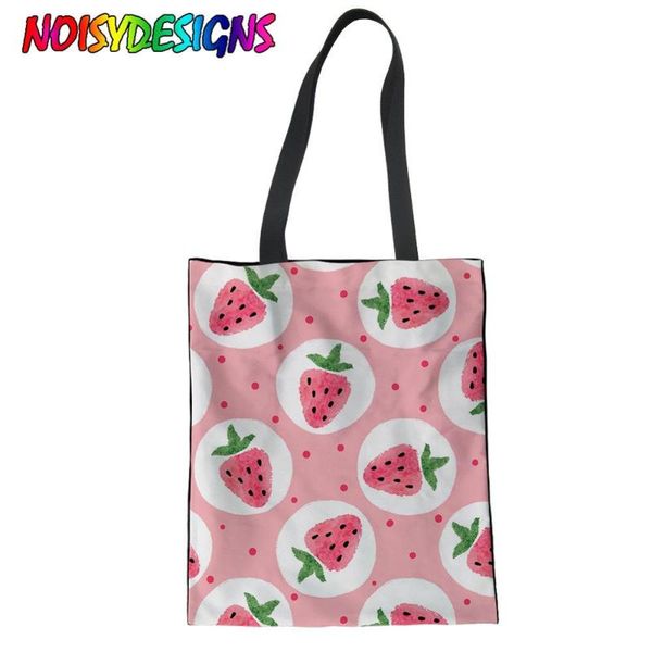 noisydesigns floral strawberry canvas tote bag shopping bags reuseable tote bags eco friendly bag personality bolsas de mujer
noisydesigns floral strawberry canvas tote bag shopping bags reuseable tote bags eco friendly bag personality bolsas de mujer