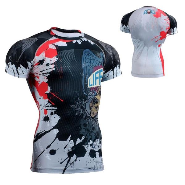 men`s second skin technical compression shirts short sleeve quick dry base layer gym training workout runing tees, Black;blue
men`s second skin technical compression shirts short sleeve quick dry base layer gym training workout runing tees, Black;blue