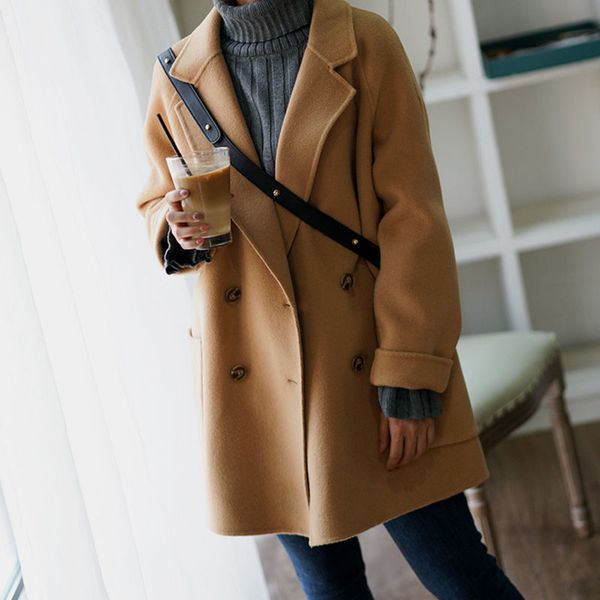 2020 new autumn winter woolen women coat long slim blend outerwear wear overcoat female ladies wool coats plus size 4xl l153, Black
2020 new autumn winter woolen women coat long slim blend outerwear wear overcoat female ladies wool coats plus size 4xl l153, Black