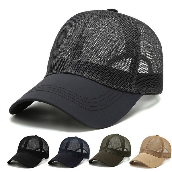 summer mesh caps solid baseball cap men breathable snapback hats for women outdoor ultra-thin quick dry fishing dad bone hat, Black;white
summer mesh caps solid baseball cap men breathable snapback hats for women outdoor ultra-thin quick dry fishing dad bone hat, Black;white
