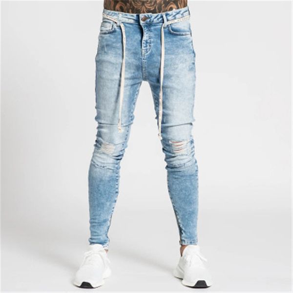 man zipper washing jeans designer slim elasticity biker jeans fashion summer folds hole hip hop street buttons trousers clothing, Blue
man zipper washing jeans designer slim elasticity biker jeans fashion summer folds hole hip hop street buttons trousers clothing, Blue