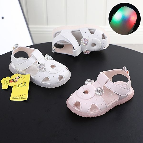 2020 new girl with led and children's shoes sandals lighting korean girl sandals baby children's shoes 2119, Black;red
2020 new girl with led and children's shoes sandals lighting korean girl sandals baby children's shoes 2119, Black;red
