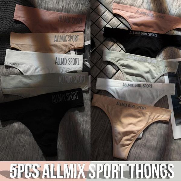 3/5pcs panties 2020 mid / low waist sport underwear cotton seamless thong g string underpants letter briefs women panties, Black;pink
3/5pcs panties 2020 mid / low waist sport underwear cotton seamless thong g string underpants letter briefs women panties, Black;pink