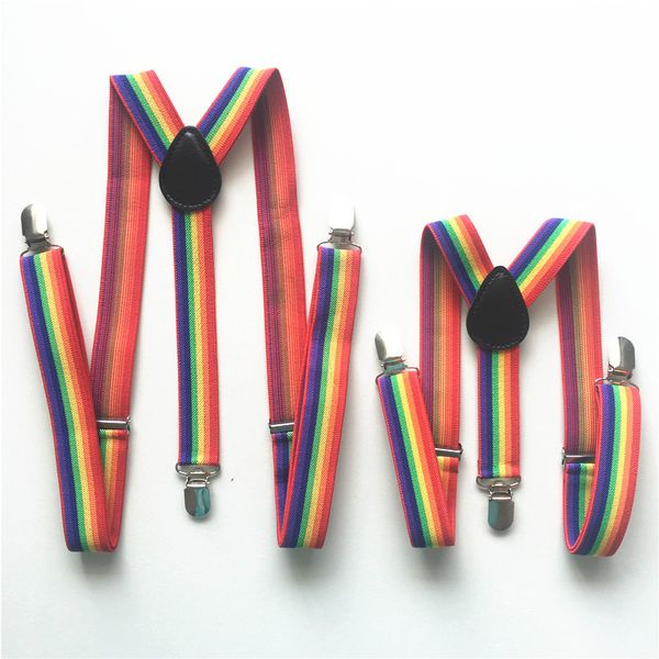 2020 new and children kids/men print suspender set striped rainbow pattern clip-on braces elastic suspender party qztz008, Black;white
2020 new and children kids/men print suspender set striped rainbow pattern clip-on braces elastic suspender party qztz008, Black;white