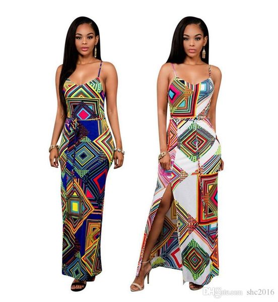 women dress fashion summer spaghetti strap sleeveless vest sling plaid digital print split elegant lady casual long dresses skirt size s-xl, Black;gray
women dress fashion summer spaghetti strap sleeveless vest sling plaid digital print split elegant lady casual long dresses skirt size s-xl, Black;gray