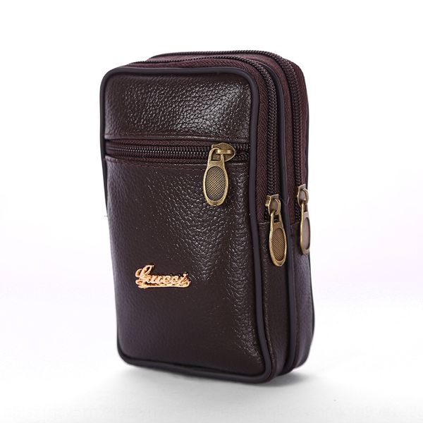 new men's cowhide three pull running bag layer cowhide mobile phone waist hanging mobile phone bag
new men's cowhide three pull running bag layer cowhide mobile phone waist hanging mobile phone bag