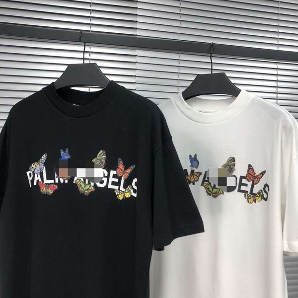 european and american palm color butterfly letter shirt pa casual sports loose round neck short sleeve t-shirt men and women, Black;brown
european and american palm color butterfly letter shirt pa casual sports loose round neck short sleeve t-shirt men and women, Black;brown