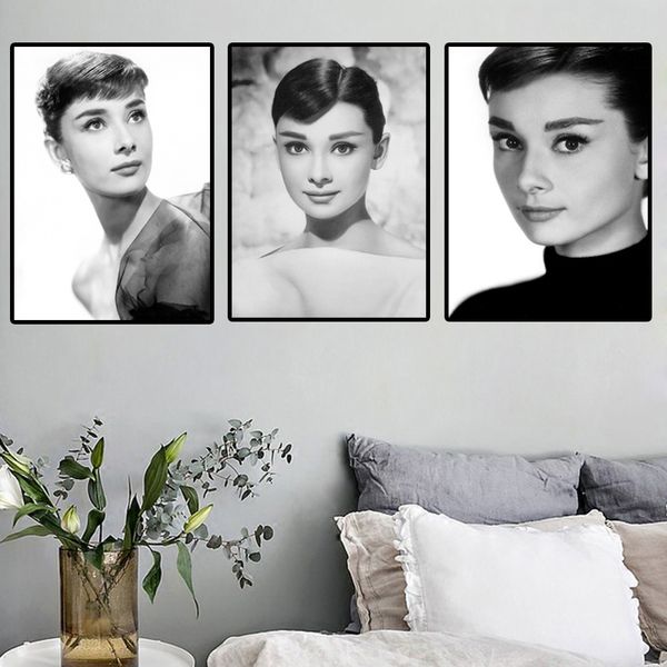 audrey hepburn portrait poster canvas figure paintings wall art print painting motivational decora picture black white cuadros
audrey hepburn portrait poster canvas figure paintings wall art print painting motivational decora picture black white cuadros