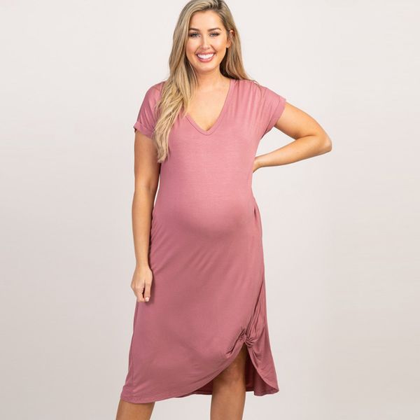 2020 maternity dress women solid short sleeve dress women pregnancy v collar maternity fashion clothes lady long pregnants, White
2020 maternity dress women solid short sleeve dress women pregnancy v collar maternity fashion clothes lady long pregnants, White