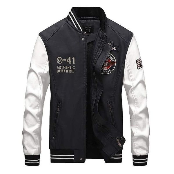 2020 new men's designer youth men's wear baseball black and white stand collar leather coat spring and autumn new pu leather jacke
2020 new men's designer youth men's wear baseball black and white stand collar leather coat spring and autumn new pu leather jacke