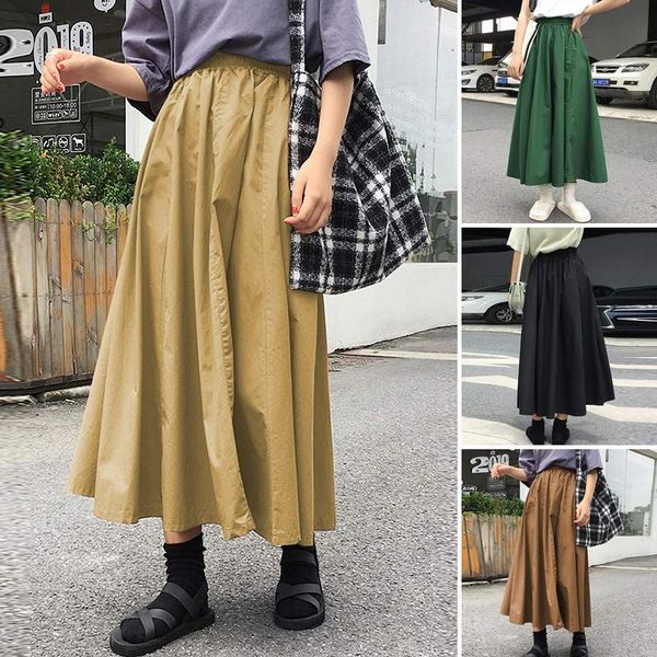 women's autumn sundress zanzea 2020 elegant maxi skirts casual pleated faldas saia female elastic high waist skirt plus size, Black
women's autumn sundress zanzea 2020 elegant maxi skirts casual pleated faldas saia female elastic high waist skirt plus size, Black