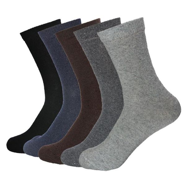 5 pair wool quality new knitted men's socks spring autumn winter warm thick solid pattern business casual soft sock meias, Black
5 pair wool quality new knitted men's socks spring autumn winter warm thick solid pattern business casual soft sock meias, Black