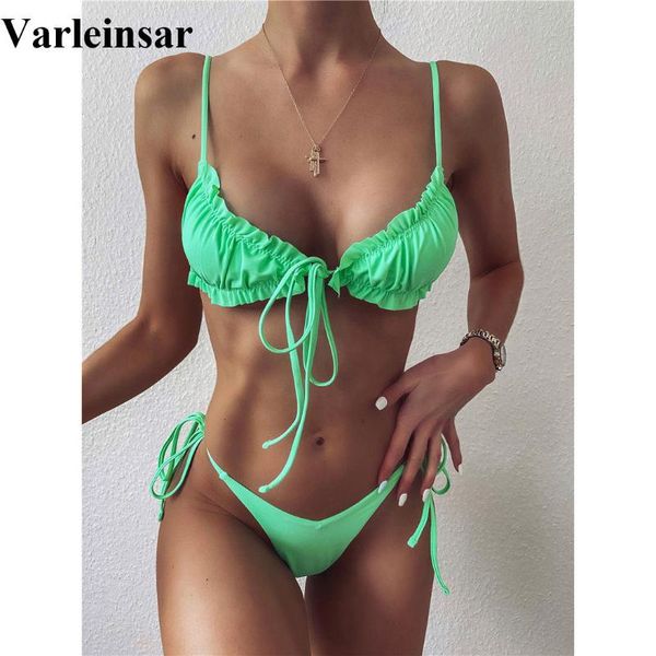 3 colors ruffled frilled bikini women swimwear female swimsuit two-pieces bikini set lace up bather bathing suit swim v2420, White;black
3 colors ruffled frilled bikini women swimwear female swimsuit two-pieces bikini set lace up bather bathing suit swim v2420, White;black