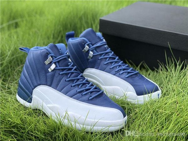 new air authentic 12 indigo stone blue basketball shoes retro men legend blue obsidian 12s real carbon fiber sports sneakers with box
new air authentic 12 indigo stone blue basketball shoes retro men legend blue obsidian 12s real carbon fiber sports sneakers with box