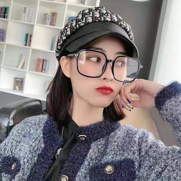 wipum internet celebrity transparent with the same style women's plain face large frame anti-blue radiation eye protection glasses plai, Silver
wipum internet celebrity transparent with the same style women's plain face large frame anti-blue radiation eye protection glasses plai, Silver