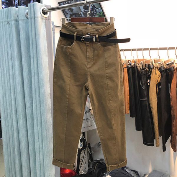spring autumn new fashion women jeans plus size all-matched casual cotton denim harem pants ladies loose khaki jeans s506, Blue
spring autumn new fashion women jeans plus size all-matched casual cotton denim harem pants ladies loose khaki jeans s506, Blue