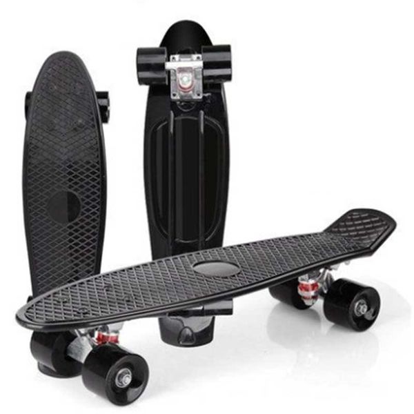 four wheel skateboard small fish board training 22 inch walking brush street solid color board children men women
four wheel skateboard small fish board training 22 inch walking brush street solid color board children men women