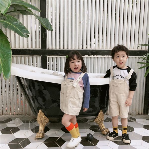 children's summer xiong mei zhuang pullover suspender skirt shorts boy's denim shorts girls suspender skirt baby denim jumper pant, Blue
children's summer xiong mei zhuang pullover suspender skirt shorts boy's denim shorts girls suspender skirt baby denim jumper pant, Blue
