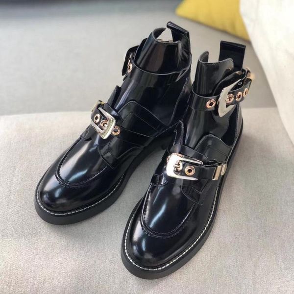 spring/autumn shoes women genuine cow leather women ankle boots platform boots square heels round toe metal decor, Black
spring/autumn shoes women genuine cow leather women ankle boots platform boots square heels round toe metal decor, Black