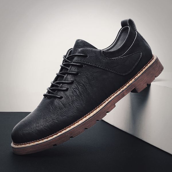 men tooling casual shoes men leather shoes footwear man lace up black brown comfortable oxfords flats
men tooling casual shoes men leather shoes footwear man lace up black brown comfortable oxfords flats