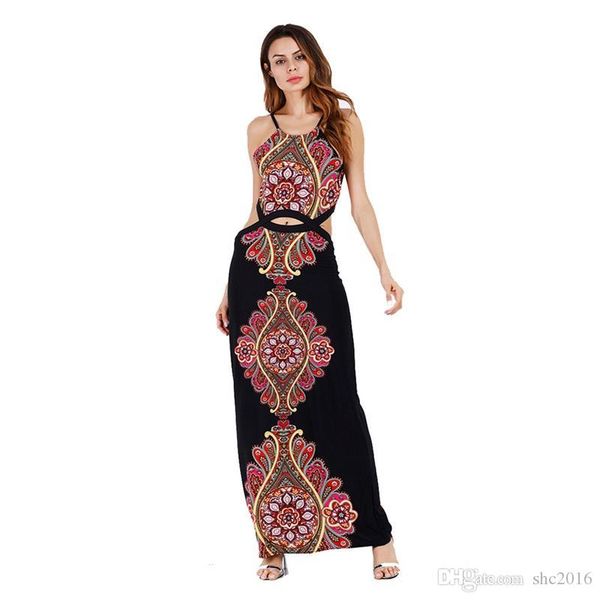 women dress bohemia shoulder vest sleeveless strapless elegant lady waist hollow out long skirt casual loose dresses size s-xl d5, Black;gray
women dress bohemia shoulder vest sleeveless strapless elegant lady waist hollow out long skirt casual loose dresses size s-xl d5, Black;gray