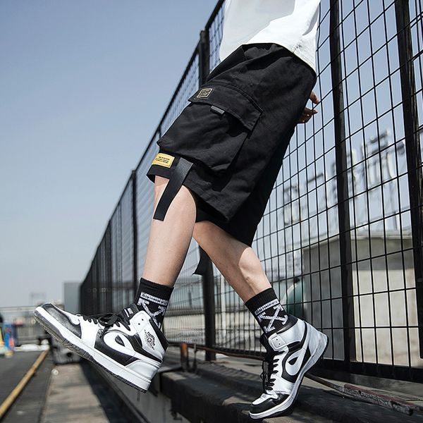 men's shorts polyester breathable big pocket fashion men sweatpants solid color casual jogger hip hop loose male, White;black
men's shorts polyester breathable big pocket fashion men sweatpants solid color casual jogger hip hop loose male, White;black