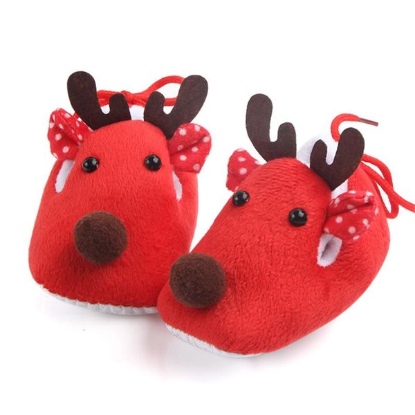 Christmas Newborn Toddler Baby Shoes Crib Shoes Cartoon Animal Soft Sole Non-slip Baby Lovely Children Gifts