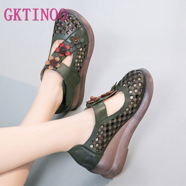 gktinoo genuine leather women sandals high heels summer shoes hollow out pumps flower leather women wedge shoes handmade, Black
gktinoo genuine leather women sandals high heels summer shoes hollow out pumps flower leather women wedge shoes handmade, Black