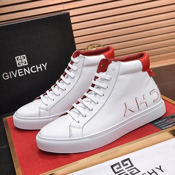 high reverse sneakers in leather mens boots lightweight style shoes lace -up luxury vintage men shoes herren sportschuhe, Black
high reverse sneakers in leather mens boots lightweight style shoes lace -up luxury vintage men shoes herren sportschuhe, Black