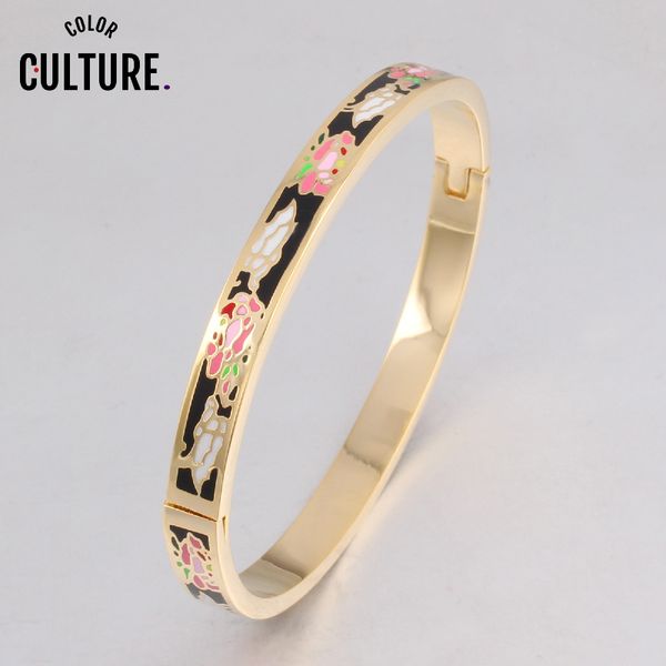 enamel jewelry stainless steel opened bangles for women retro handmade bracelet mother present, Black
enamel jewelry stainless steel opened bangles for women retro handmade bracelet mother present, Black